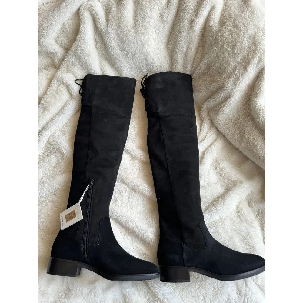 Geox Felicity Over-The-Knee Boot Black Size‎ 37